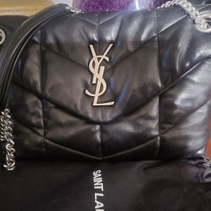 Saint Laurent Small Puffer Black